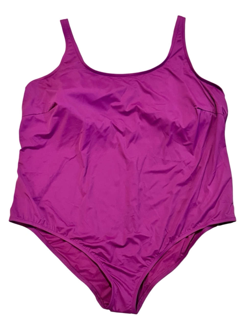 NWT Amazon Essentials One-Piece Swimsuit in Magenta